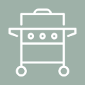 Hamac & Macarons - icône coin barbecue gîtes | Hamac & Macarons - holidays homes barbecue area icon