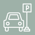 Hamac & Macarons - icône parking gîtes | Hamac & Macarons - holidays homes parking icon