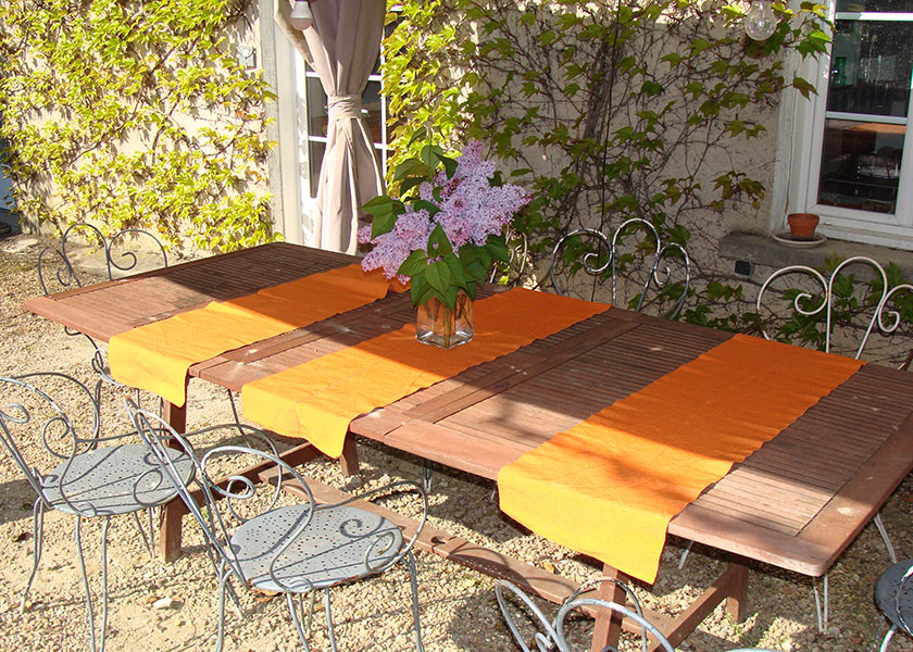Hamac & Macarons - terrasse gîte Macarons | Hamac & Macarons - Macarons holidays house terrace